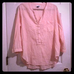 Long sleeve pink Tunic